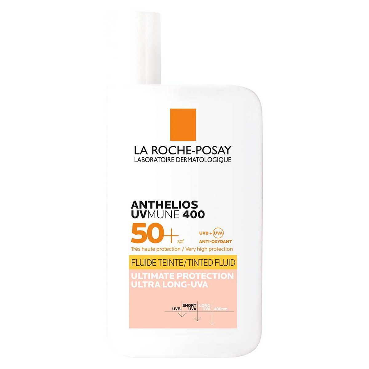 La Roche-Posay Anthelios UVMUNE 400 Invisible Fluid Tinted SPF50 50ml GOODS Boots   