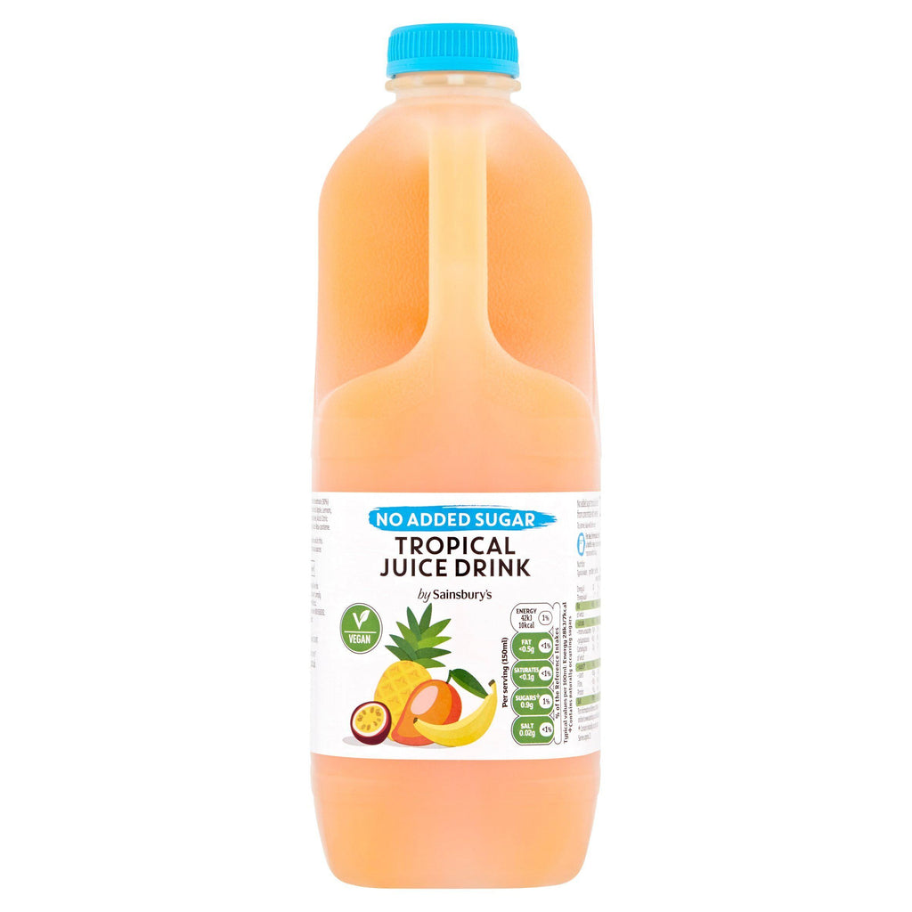 Sainsbury's Tropical Juice Drink, No Added Sugar 2L