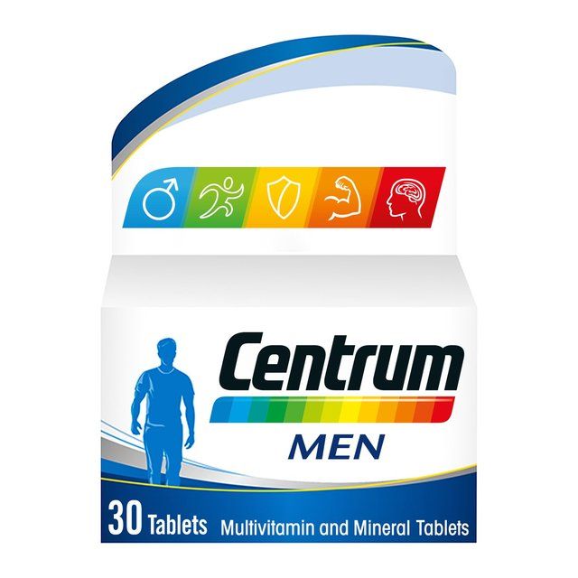 Centrum Advance Men Multivitamins with Vitamin D & C Tablets   30 per pack