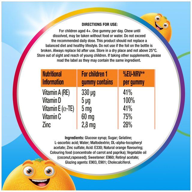 Centrum Kids Immunity Gummies Orange Food Supplement   30 per pack