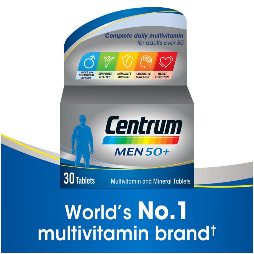 Centrum Men 50+ Multivitamin Tablets