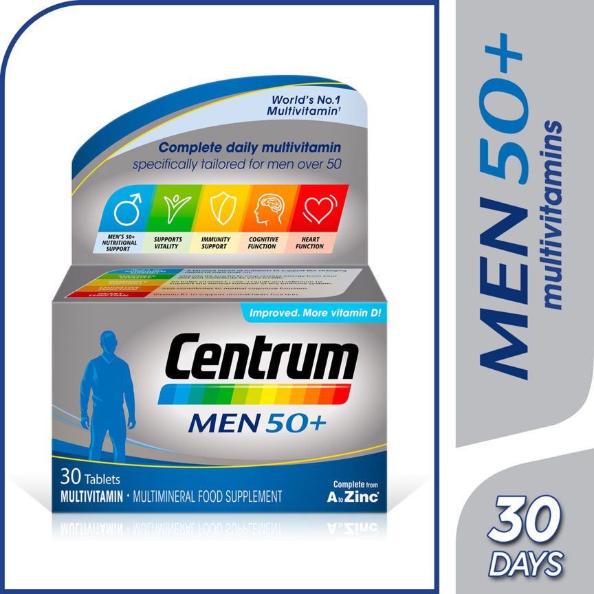 Centrum Men 50+ Multivitamin Tablets