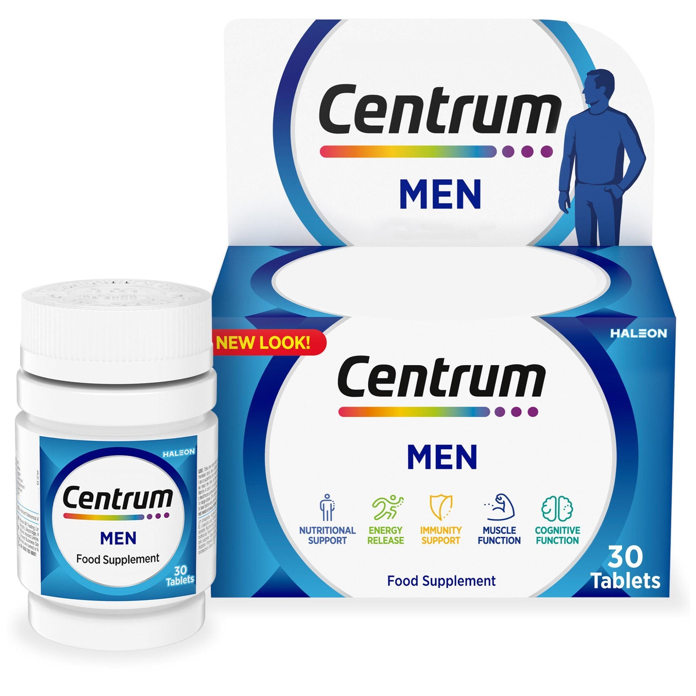 Centrum Men Multivitamins &amp;amp; Vitamin Tablets x30