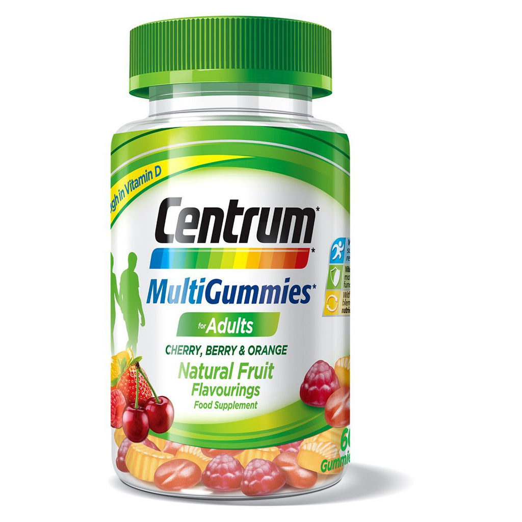 Centrum MultiGummies Mixed Fruit, 60 Gummies