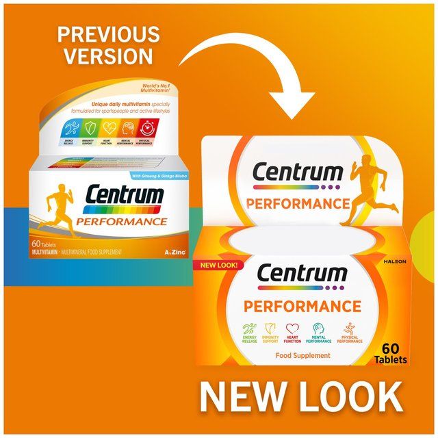 Centrum Performance Multivitamin & Vitamin Tablets   60 per pack