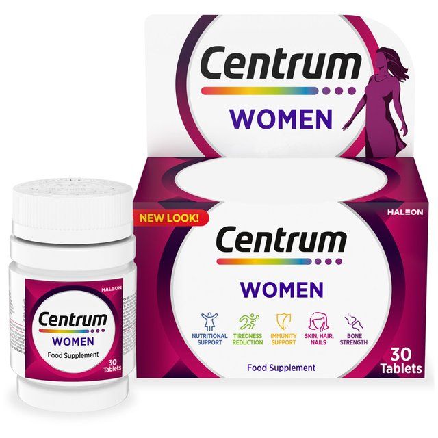 Centrum Women Multivitamins and Minerals Tablets   30 per pack