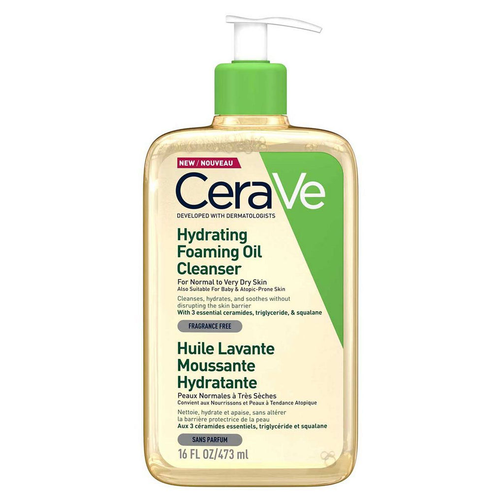 CeraVe Hydrating Foaming Oil Cleanser for Dry Skin 473ml