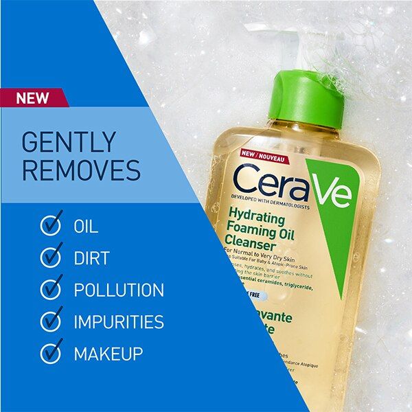 CeraVe Hydrating Foaming Oil Cleanser - Very Dry Skin 236ml