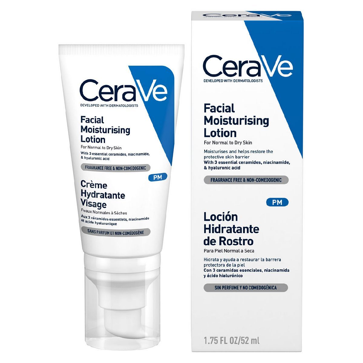 CeraVe PM Facial Moisturising Lotion 52ml