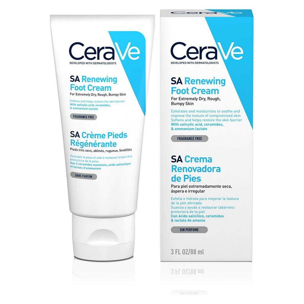 CeraVe SA Renewing Foot Cream with Salicylic Acid for Extremely Dry Rough & Bumpy Skin 88ml