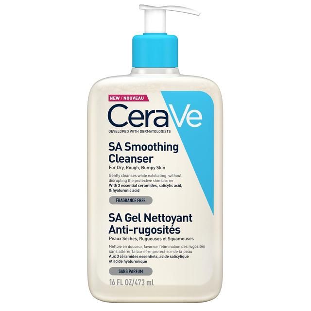 CeraVe SA Smoothing Cleanser with Salicylic Acid for Dry &amp;amp; Rough Skin   473ml