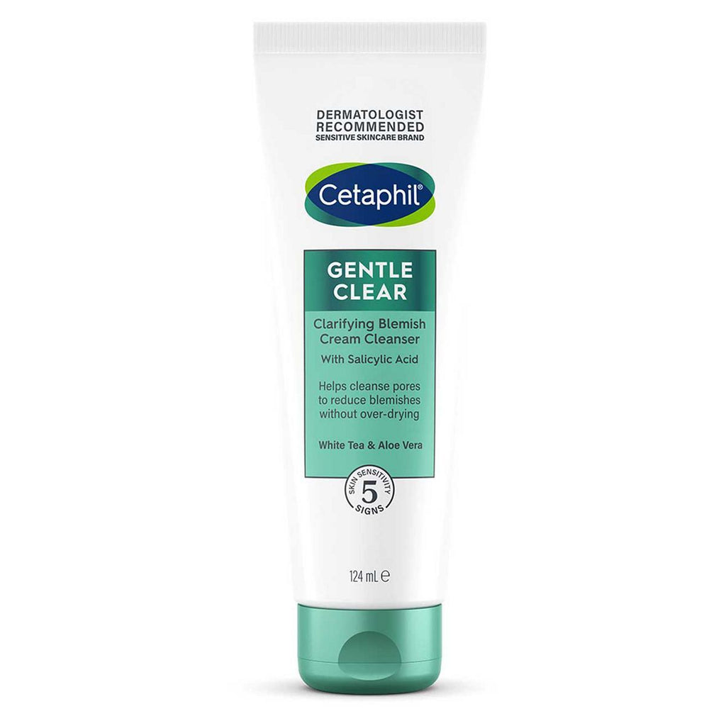 Cetaphil Gentle Clear Clarifying Blemish Cream Cleanser with 2% Salicylic Acid 124ml