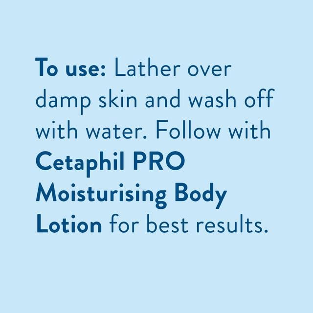 Cetaphil PRO Dry Itchy Sensitive Skin Moisture Lipid Hydrating Body Wash   295ml