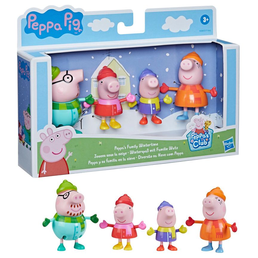 Peppa Pig Family Pack - Wintertime Kid's Zone ASDA   