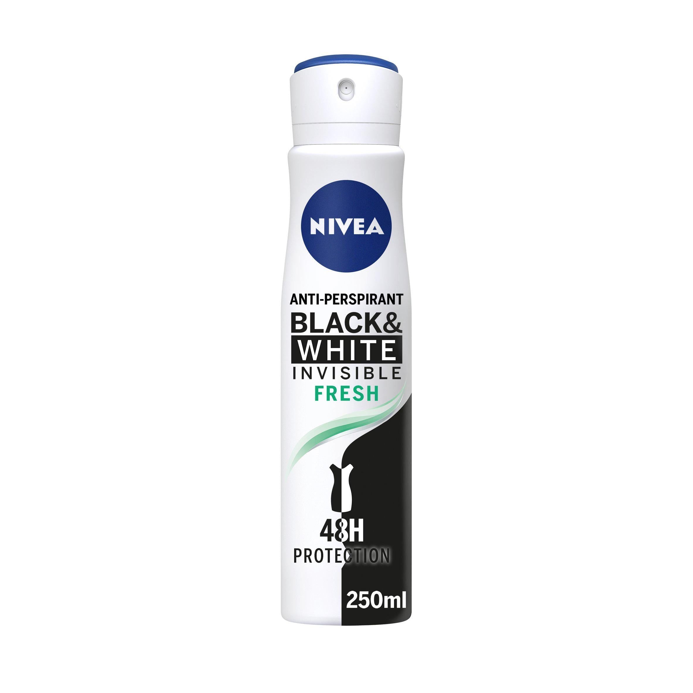 Nivea Black & White Fresh Anti Perspirant Deodorant Spray 250ml Price Lock Sainsburys   