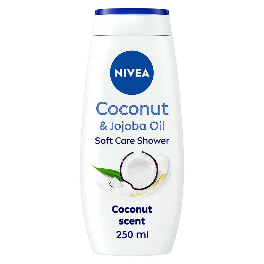 NIVEA Shower Cream Gel, Indulgent Moisture Coconut, 250ml