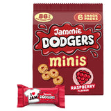 Jammie Dodgers Raspberry Biscuits Minis Multipack   6 per pack