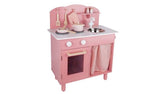 Chad Valley Country Wooden Toy Kitchen - Pink