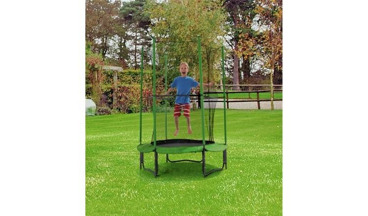 Chad Valley My First 4ft Outdoor Kids Trampoline &amp;amp; Enclosure