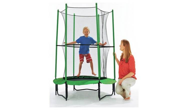 Chad Valley My First 4ft Outdoor Kids Trampoline & Enclosure