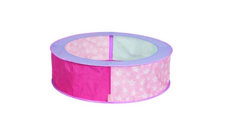 Chad Valley Pink Stars Baby Sensory Pop Up Ball Pit