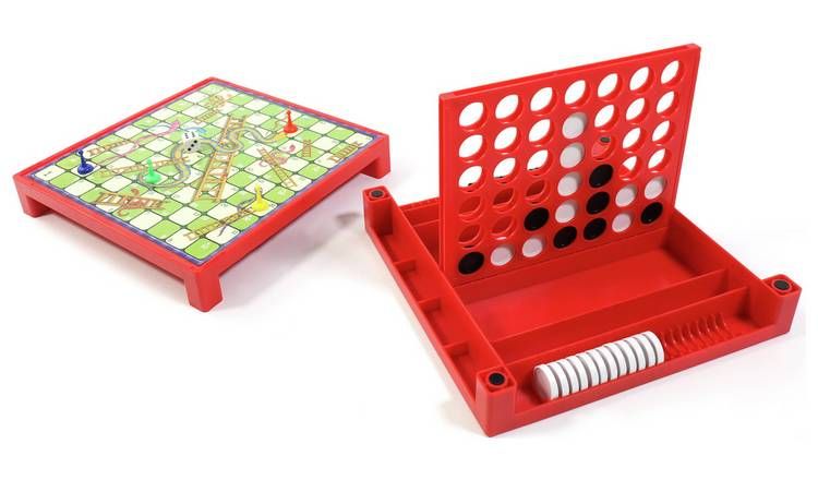 Chad Valley Snakes &amp;amp; Ladders and 4-in-a-Row Game Bundle