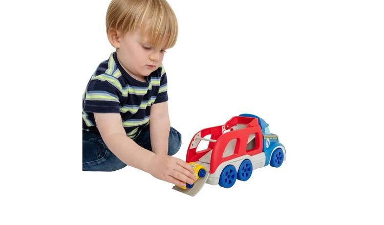 Chad Valley Toy Car Transporter & 1 Car