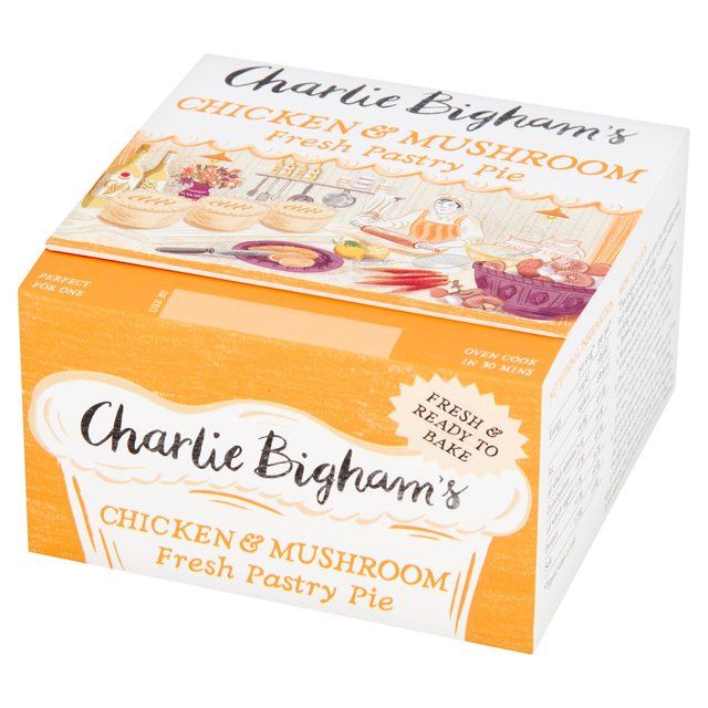 Charlie Bigham's Chicken & Mushroom Full Pastry Pie   270g