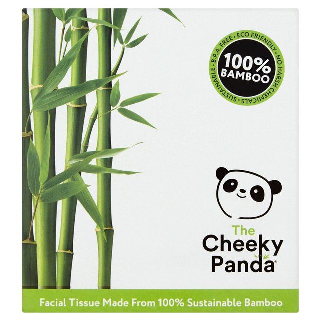 Cheeky Panda Natural Bamboo Facial Tissue   56 per pack