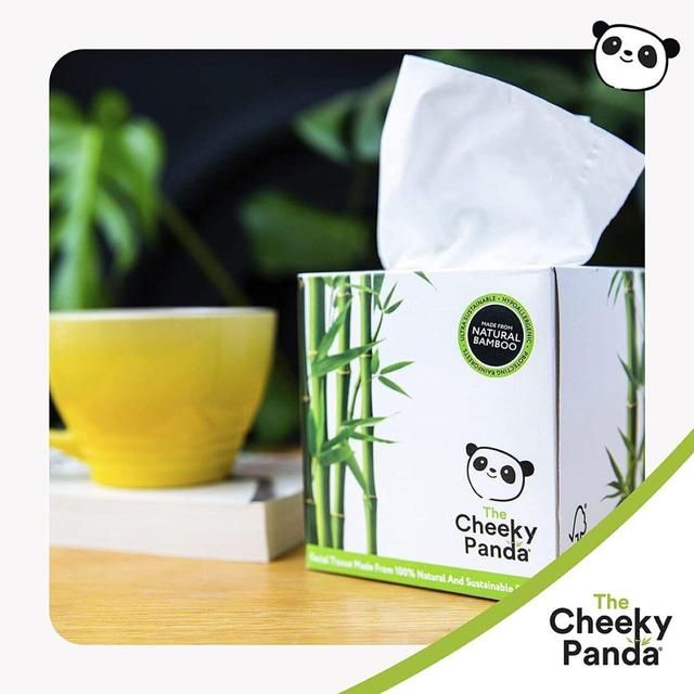 Cheeky Panda Natural Bamboo Facial Tissue   56 per pack