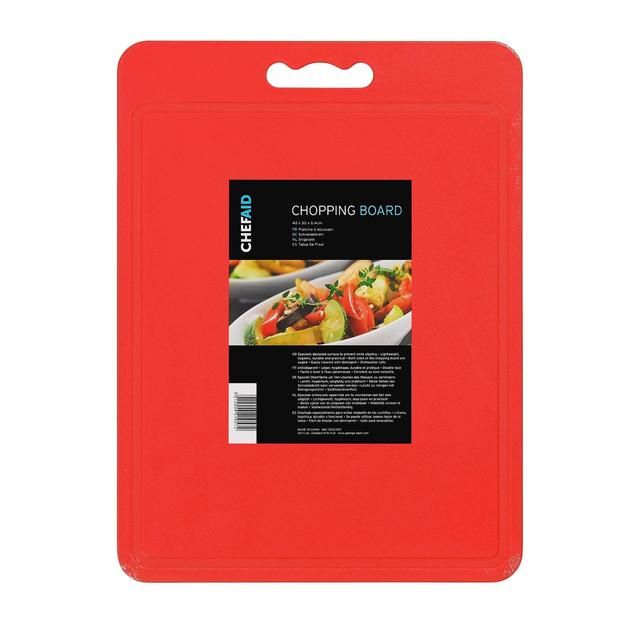 Chef Aid Red Chopping Board 40x30cm