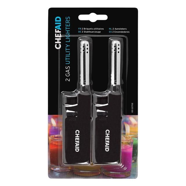 Chef Aid Small Utility Lighter Pk 2