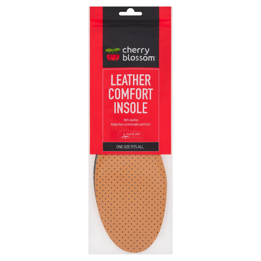 Cherry Blossom Leather Comfort Insole