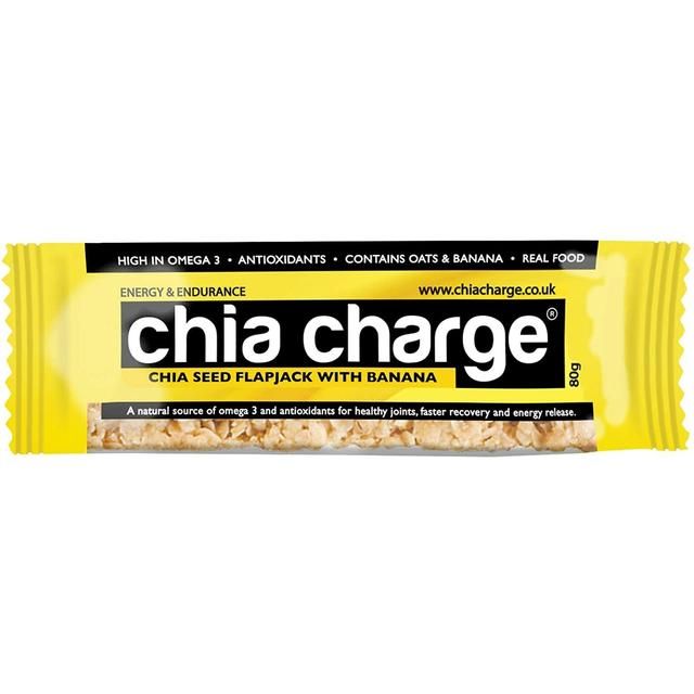 Chia Charge Banana Chia Seed Flapjack   80g