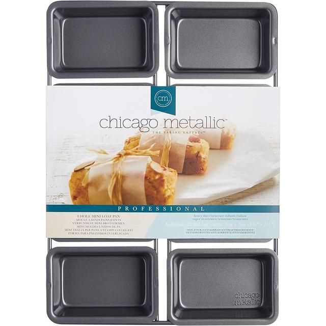 Chicago Metallic Mini 8 Hole Loaf Pan