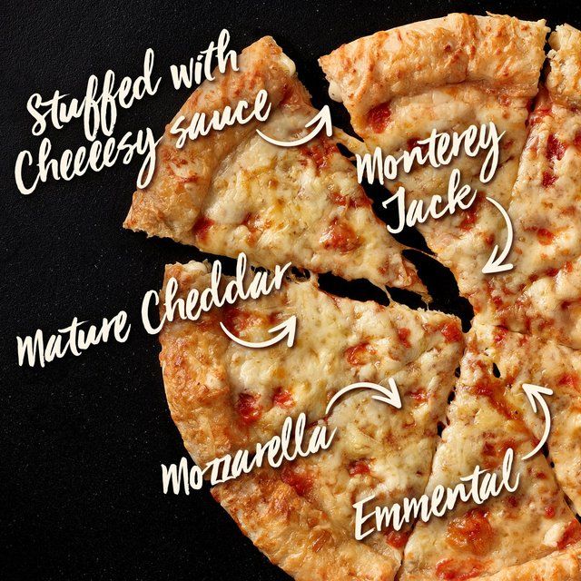 Chicago Town Takeaway Cheesy Stuffed Crust Cheese Large Pizza   630g