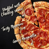 Chicago Town Takeaway Cheesy Stuffed Crust Pepperoni Large Pizza   640g