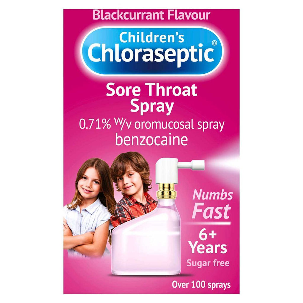 Children's Chloraseptic Sore Throat Spray 0.71% w/v Oromucosal Spray - 15ml