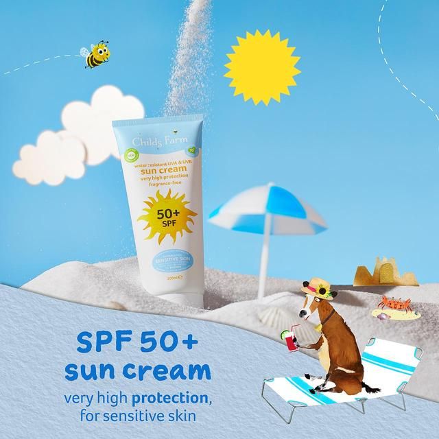 Childs Farm 50+ SPF Sun Cream   200ml