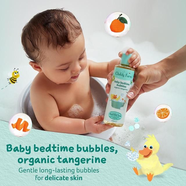 Childs Farm Baby Bedtime Organic Tangerine Bubble Bath    250ml