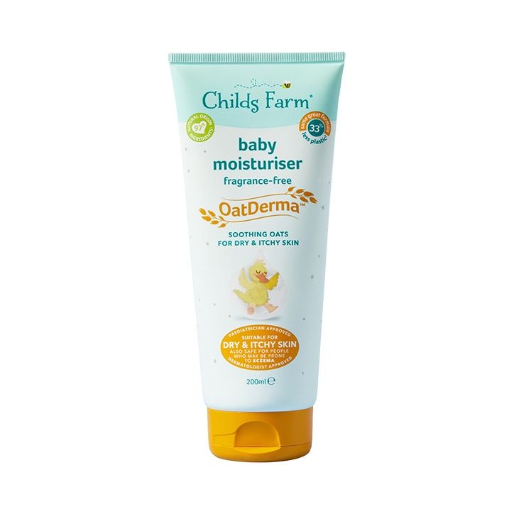 Childs Farm Baby OatDerma Moisturiser, Fragrance-Free 200ml