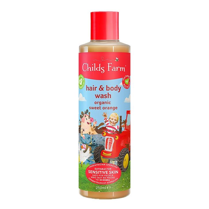 Childs Farm Bubble Hair &amp;amp; Body Wash - Organic Sweet Orange 250ml