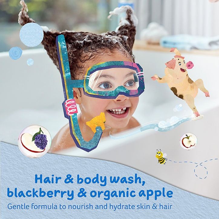 Childs Farm Hair & Body Wash - Blackberry & Organic Apple 250ml