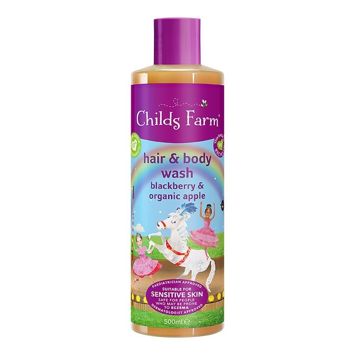 Childs Farm Hair &amp;amp; Body Wash - Blackberry &amp;amp; Organic Apple 500ml