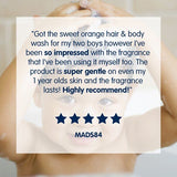 Childs Farm Hair &amp;amp; Body Wash Organic Sweet Orange 500ml