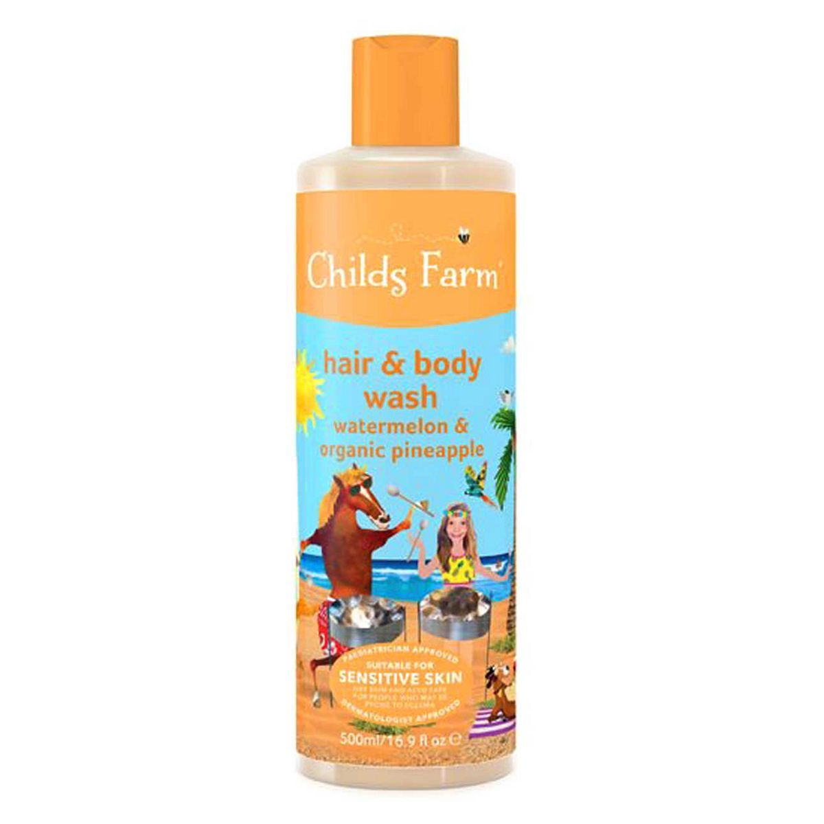 Childs Farm Hair &amp;amp; Body Wash Watermelon &amp;amp; Pineapple 500ml