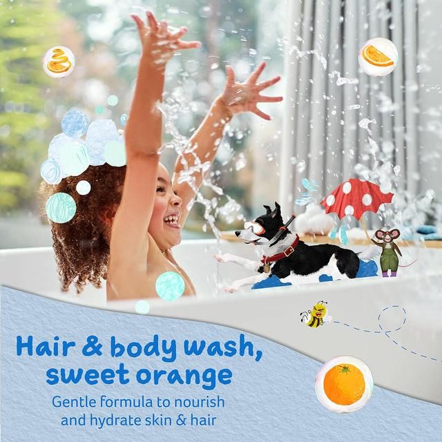 Childs Farm Kids Organic Sweet Orange Hair & Body Wash    250ml