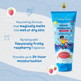 Childs Farm Miracle Moisturiser Wet Skin Raspberry   200ml