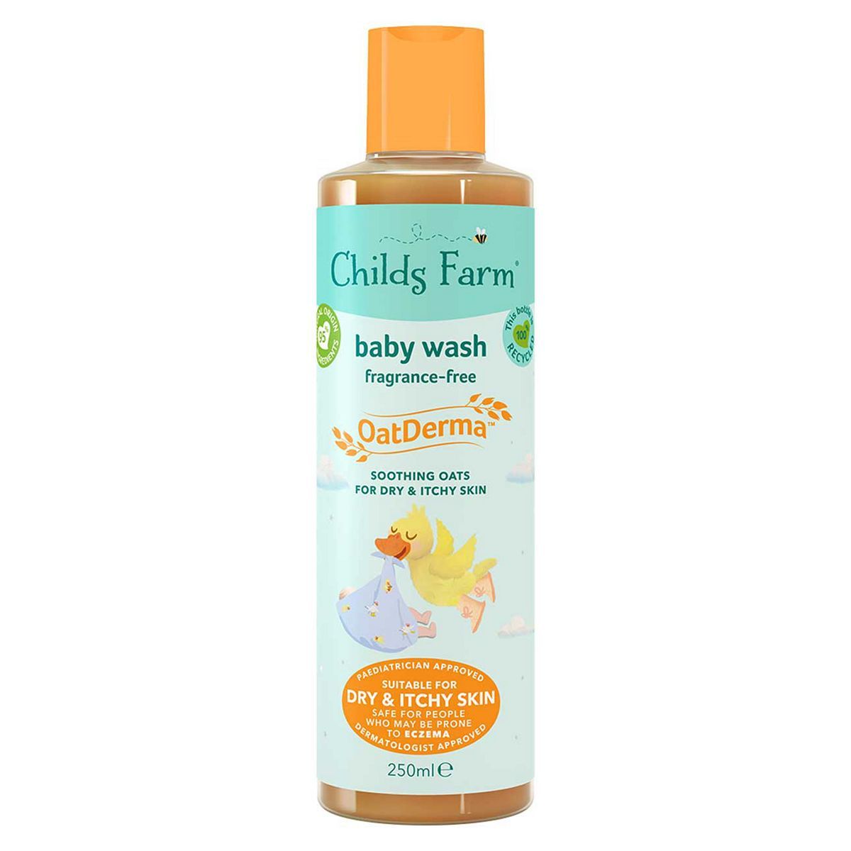 Childs Farm Oat Derma Baby Wash Fragrance-Free 250ml