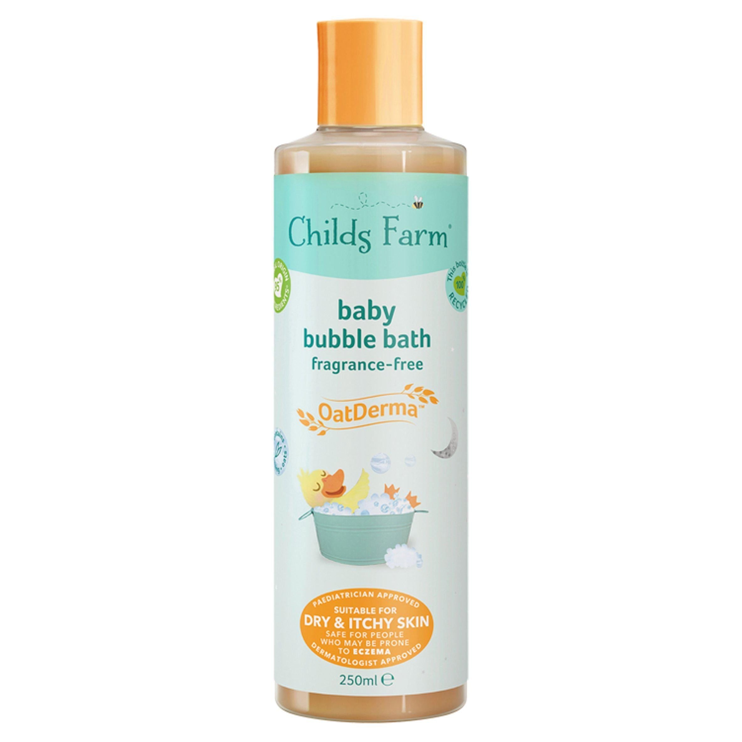 Childs Farm OatDerma Baby Bubble Bath Fragrance-Free 250ml